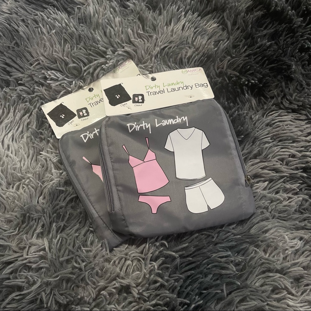 NWT! MIAMICA Dirty Laundry Travel Laundry Bag